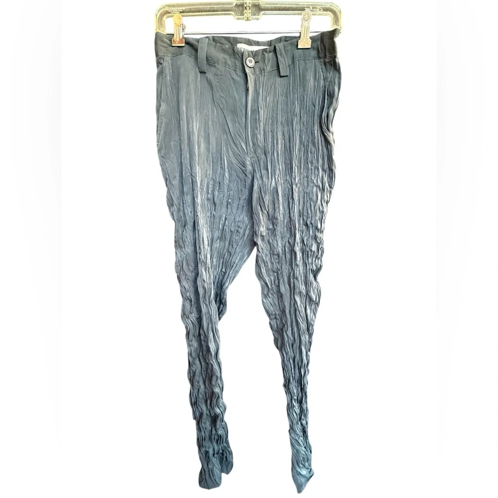 Vintage 90’s Issey Miyake black crinkle trousers Size Small - Picture 10 of 12